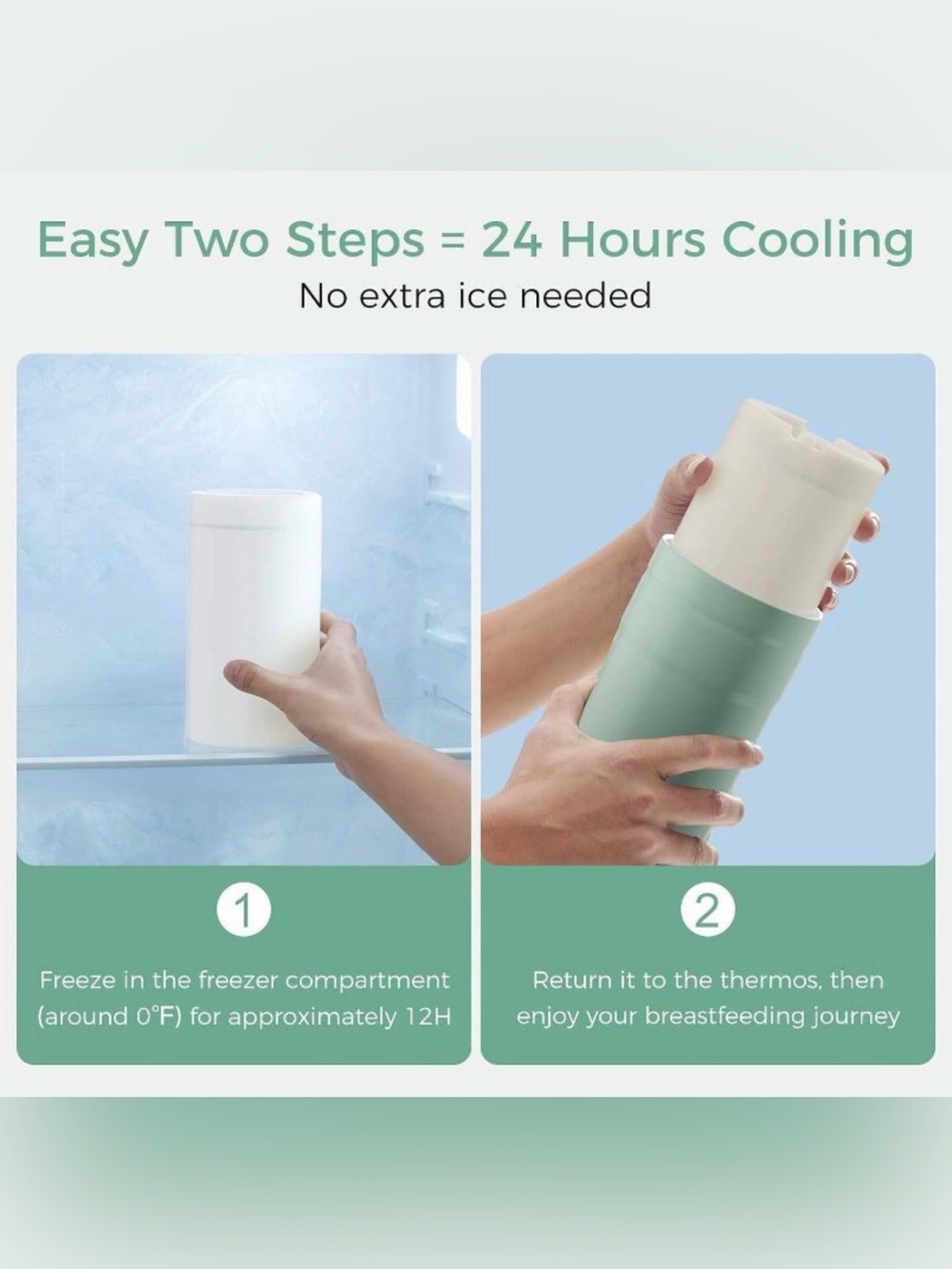 NIB - Momcozy Portable Baby Bottle Cooler for Outdoor 12oz - Picture 3 of 11